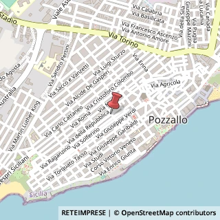 Mappa Via Magenta, 30, 97016 Pozzallo, Ragusa (Sicilia)