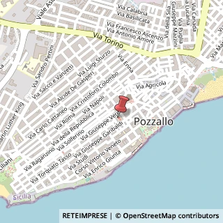 Mappa Via Archimede, 151, 97016 Pozzallo, Ragusa (Sicilia)
