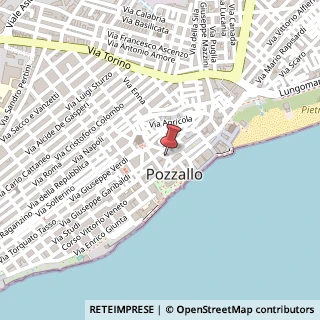 Mappa Via la Montanina, 5, 97016 Pozzallo, Ragusa (Sicilia)