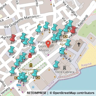 Mappa Piazza Cesare Battisti, 97016 Pozzallo RG, Italia (0.08148)