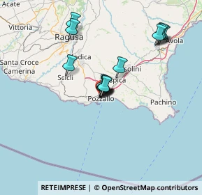 Mappa Via Giuseppe Garibaldi, 97016 Pozzallo RG, Italia (12.83429)