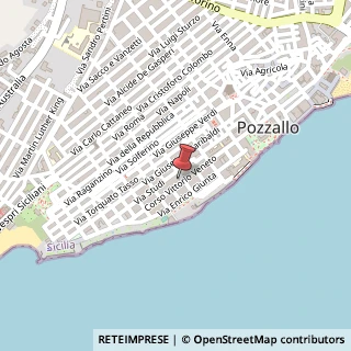 Mappa Corso Vittorio Veneto, N.54, 97016 Pozzallo, Ragusa (Sicilia)