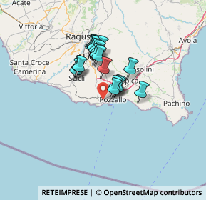 Mappa Viale Delle Industrie, 97010 Modica RG, Italia (11.0275)