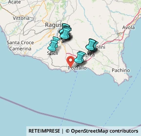 Mappa Viale Delle Industrie, 97010 Modica RG, Italia (11.6385)