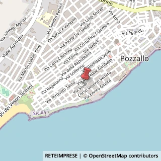 Mappa Via Studi, 412, 97016 Pozzallo, Ragusa (Sicilia)