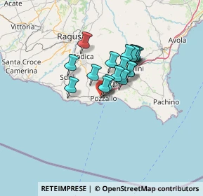Mappa Via Aurelio Saffi, 97016 Pozzallo RG, Italia (10.07588)