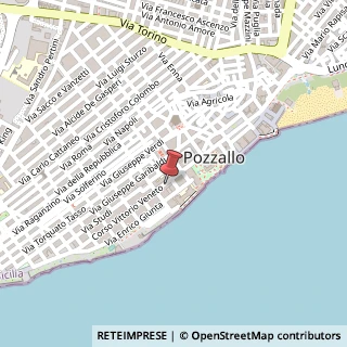 Mappa Corso Vittorio Veneto, 31, 97016 Pozzallo, Ragusa (Sicilia)