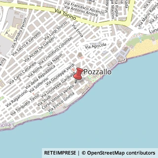 Mappa Corso Vittorio Veneto, 29, 97016 Pozzallo, Ragusa (Sicilia)