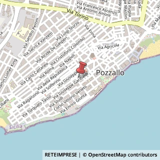 Mappa Via Garibaldi, 50, 97016 Pozzallo, Ragusa (Sicilia)