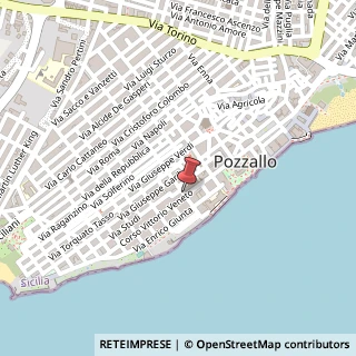 Mappa Corso Vittorio Veneto,  33, 97016 Pozzallo, Ragusa (Sicilia)