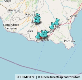 Mappa C.da Fargione Aggl.to Ind.le ASI, 97015 Modica RG, Italia (9.64455)