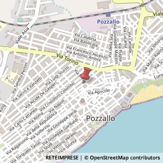 Mappa Via Napoli, 72, 97016 Pozzallo RG, Italia, 97016 Pozzallo, Ragusa (Sicilia)
