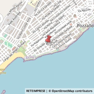 Mappa Via Garibaldi, 153, 97016 Pozzallo, Ragusa (Sicilia)