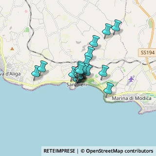 Mappa Via Barcellona, 97018 Scicli RG, Italia (1.07143)