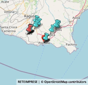 Mappa Via Luigi Einaudi, 97016 Pozzallo RG, Italia (11.1095)
