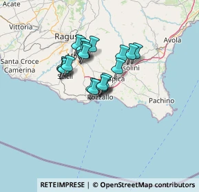 Mappa Via Luigi Einaudi, 97016 Pozzallo RG, Italia (10.78474)