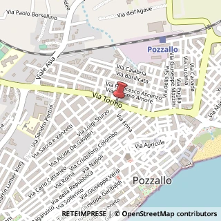 Mappa Via Torino, 47, 97016 Pozzallo, Ragusa (Sicilia)