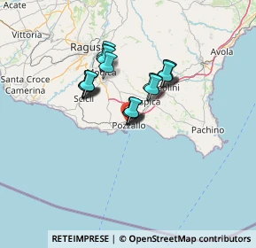 Mappa 97016 Pozzallo RG, Italia (10.7635)