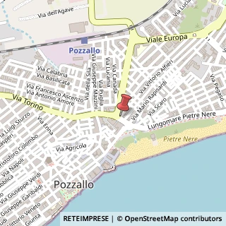 Mappa Via dell'Arno, 33, 97016 Pozzallo, Ragusa (Sicilia)