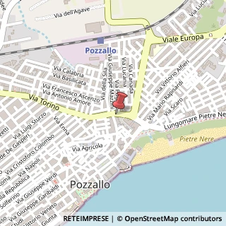 Mappa Via dell'Arno, 34, 97016 Pozzallo, Ragusa (Sicilia)