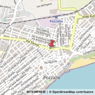 Mappa Via Torino, 92, 97016 Pozzallo, Ragusa (Sicilia)