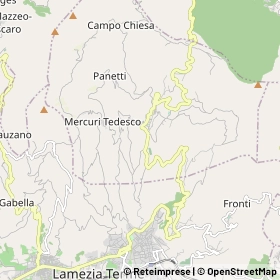 Mappa Platania
