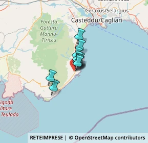 Mappa 09010 Pula CA, Italia (5.53909)
