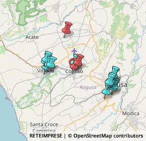 Mappa Via Patrice E.lumumba, 97013 Comiso RG, Italia (7.12625)