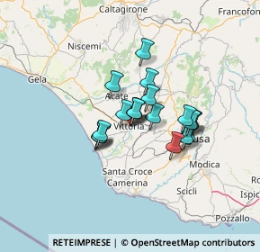 Mappa Via N. Bixio, 97019 Vittoria RG, Italia (10.108)