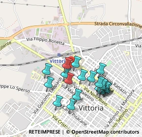 Mappa Via Volontari della Libertà, 97019 Vittoria RG, Italia (0.4915)