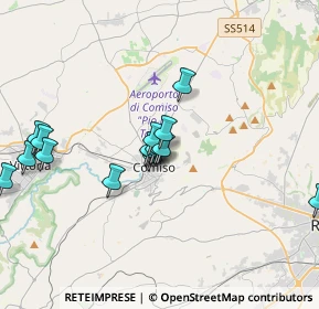 Mappa Via Federico de Roberto, 97013 Comiso RG, Italia (3.73375)