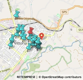 Mappa Via G. di Modica, 97019 Vittoria RG, Italia (0.937)