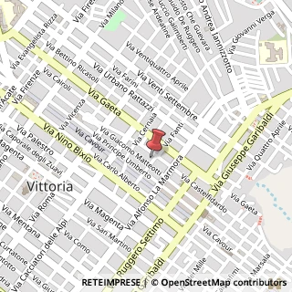 Mappa Via fanti 111, 97019 Vittoria, Ragusa (Sicilia)