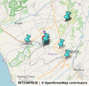 Mappa Via Fratelli Cervi, 97013 Comiso RG, Italia (5.81818)