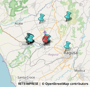 Mappa Via Fratelli Cervi, 97013 Comiso RG, Italia (5.8485)