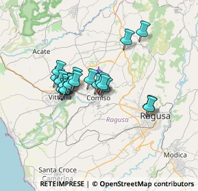 Mappa Via Fratelli Cervi, 97013 Comiso RG, Italia (5.8135)