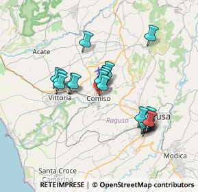 Mappa Via Fratelli Cervi, 97013 Comiso RG, Italia (7.137)