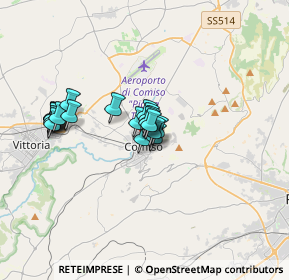 Mappa Via Fratelli Cervi, 97013 Comiso RG, Italia (2.8915)