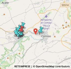 Mappa Contrada Giardinello C, 97013 Comiso RG, Italia (3.96182)