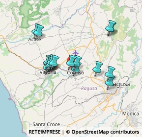 Mappa Via delle Americhe, 97013 Comiso RG, Italia (6.96235)