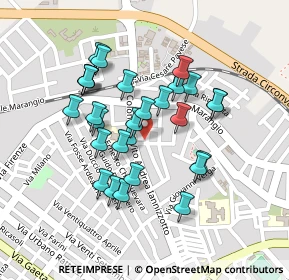 Mappa Via Juri Gagarin, 97019 Vittoria RG, Italia (0.225)