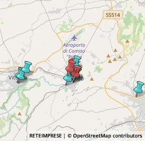 Mappa Contrada Targena, 97013 Comiso RG, Italia (3.61769)