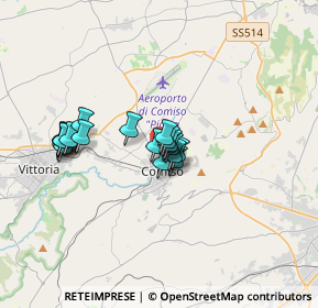 Mappa Contrada Targena, 97013 Comiso RG, Italia (2.899)