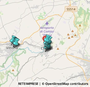 Mappa Via Enrico Fenice, 97013 Comiso RG, Italia (2.96357)