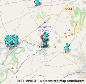 Mappa Via Enrico Fenice, 97013 Comiso RG, Italia (5.20063)