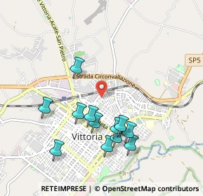 Mappa Via N, 97019 Vittoria RG, Italia (1.0875)