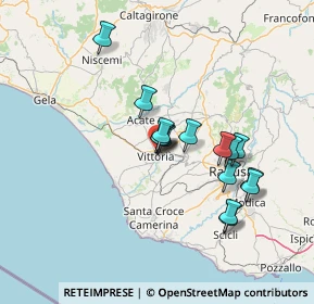 Mappa Via N, 97019 Vittoria RG, Italia (13.38867)