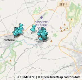 Mappa Via Generale Girlando, 97013 Comiso RG, Italia (2.913)