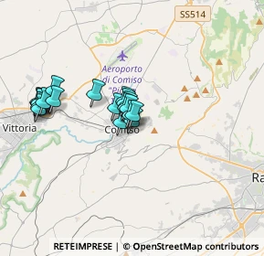 Mappa Via De Sanctis F., 97013 Comiso RG, Italia (3.3695)