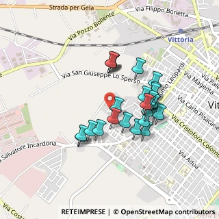 Mappa Via Gesualdo Bufalino, 97019 Vittoria RG, Italia (0.40741)